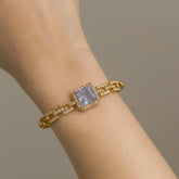 Zircon Bracelet-54 (White)